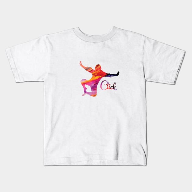 Heel click design colored Kids T-Shirt by cusptees